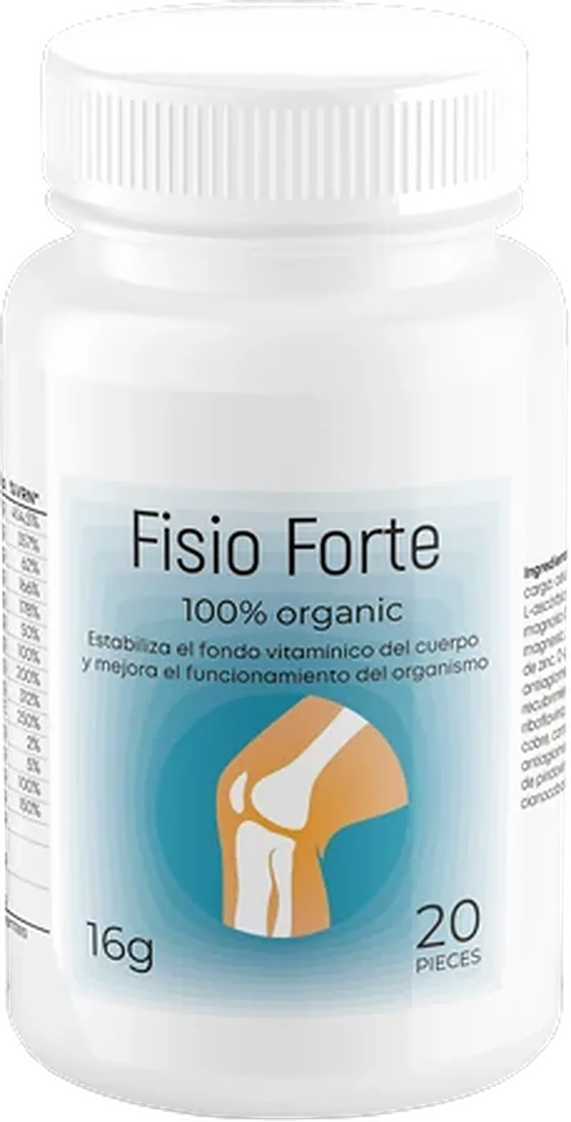 Fisio Forte — Cápsulas con glucosamina y condroitina para la salud articular