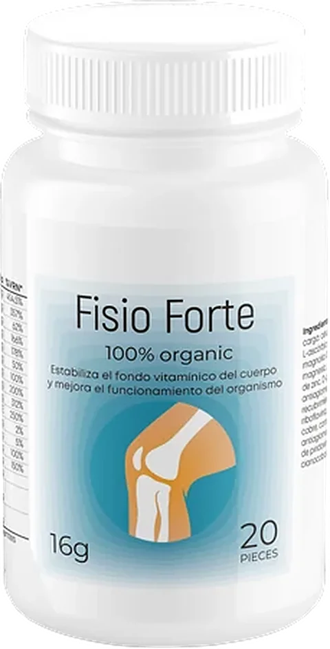Frasco de Fisio Forte: 20 cápsulas con glucosamina y condroitina para las articulaciones — original a L990 en Honduras